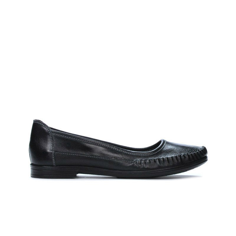 Damen-Ballerinas 676 Schwarz