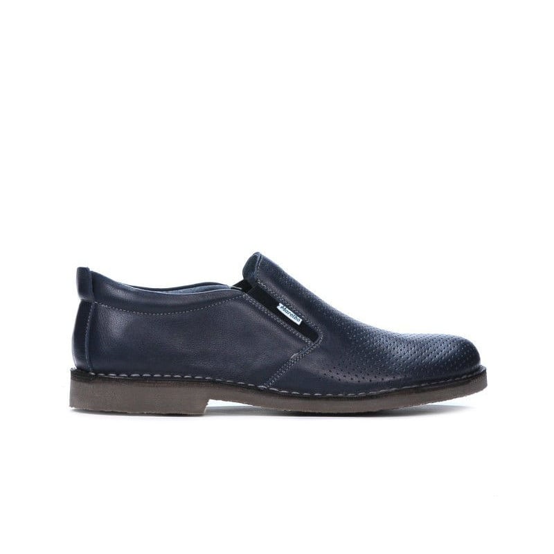 Herren Freizeitschuhe 7200p indigoblau perforiert
