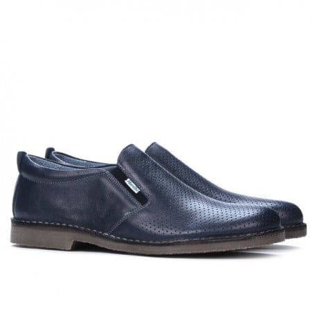 Herren Freizeitschuhe 7200p indigoblau perforiert
