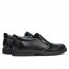 Herren Freizeitschuhe 7200p schwarz perforiert