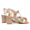 Damen Sandalen 1257 Lack Nude
