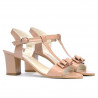 Damen Sandalen 1257 Lack Nude