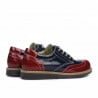 Kinder Schuhe 154 Lack Bordeaux kombiniert
