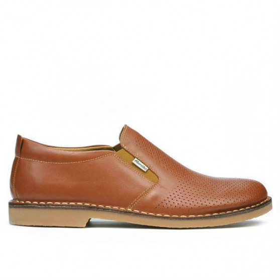 Herren Freizeitschuhe (große Größen) 7200mp braun perforiert