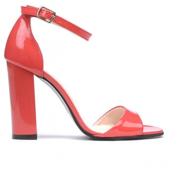 Damensandalen 1259 Lack Rot Koralle Damensandalen 1259 Lack Rot Koralle