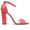 Damensandalen 1259 Lack Rot Koralle