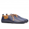 Herren-Mokassins 865 Indigo+Braun