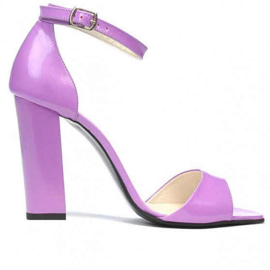 Damensandalen 1259 hellviolett Lackleder Damensandalen 1259 hellviolett Lackleder