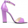Damensandalen 1259 hellviolett Lackleder