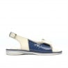 Kleinkinder Sandalen 58c Lack Indigo+Beige