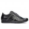 Herren Sportschuhe 711 schwarz+grau