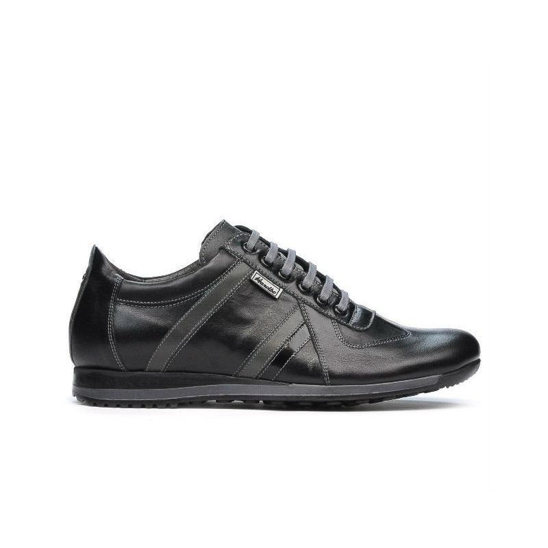 Herren Sportschuhe 711 schwarz+grau