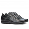 Herren Sportschuhe 711 schwarz+grau