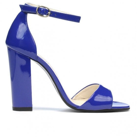 Damensandalen 1259 Lack Blau Damensandalen 1259 Lack Blau
