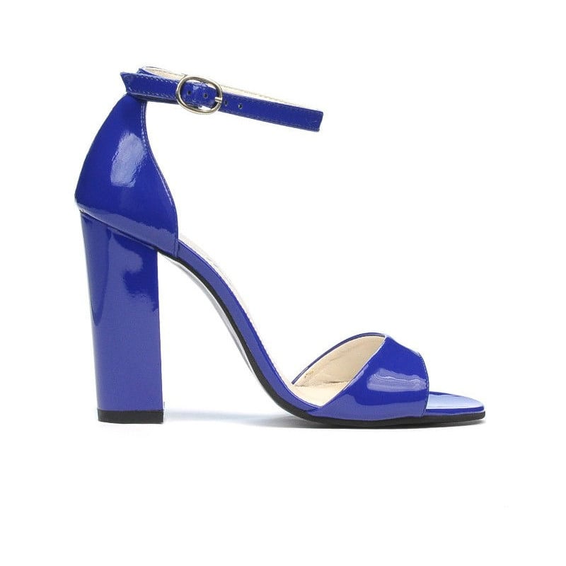 Damensandalen 1259 Lack Blau