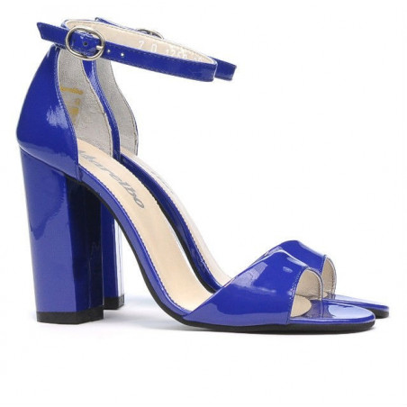 Damensandalen 1259 Lack Blau