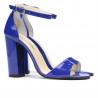 Damensandalen 1259 Lack Blau