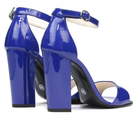 Damensandalen 1259 Lack Blau