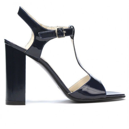 Damensandalen 1258 Lack Indigo