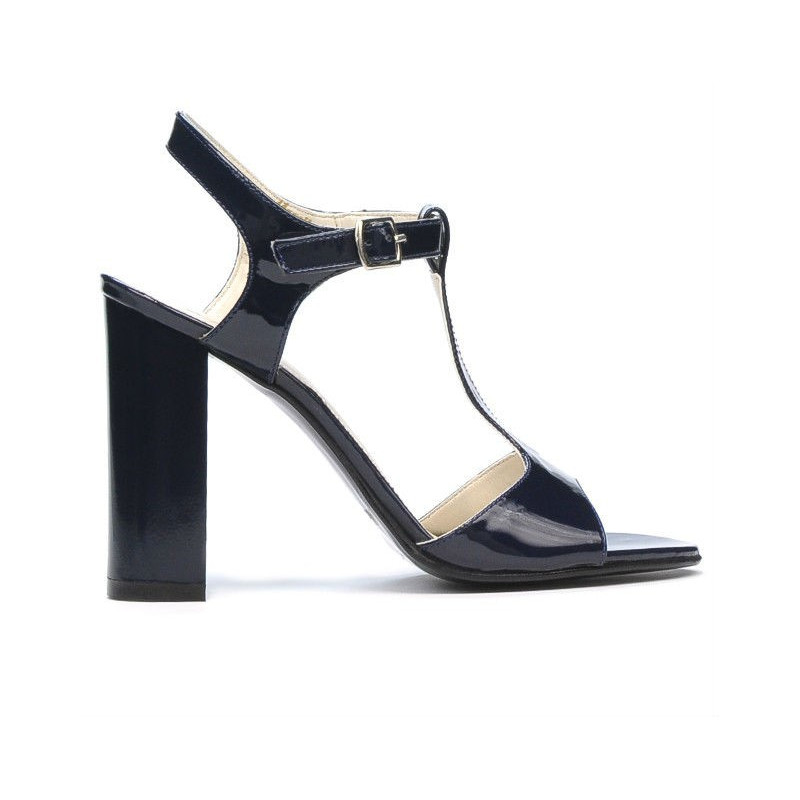 Damensandalen 1258 Lack Indigo