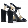 Damensandalen 1258 Lack Indigo