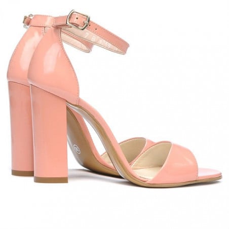 Damen Sandalen 1259 Lack rosa