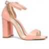Damen Sandalen 1259 Lack rosa