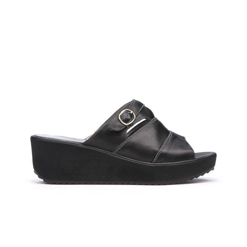 Damensandalen 5041 schwarz