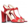 Damensandalen 1258 Lack Rot