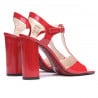 Damensandalen 1258 Lack Rot