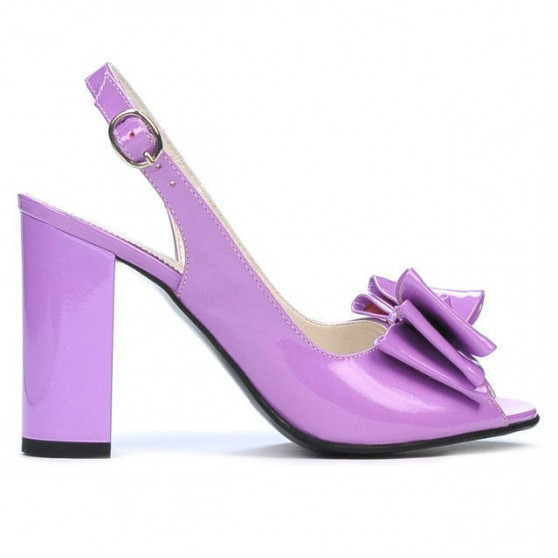 Damen Sandalen 1256 hell lila Lack Damen Sandalen 1256 hell lila Lack