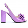 Damen Sandalen 1256 hell lila Lack