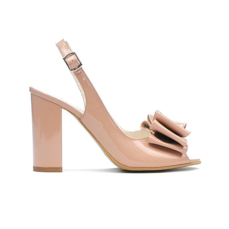 Damen-Sandalen 1256 Lack Nude