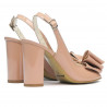 Damen-Sandalen 1256 Lack Nude