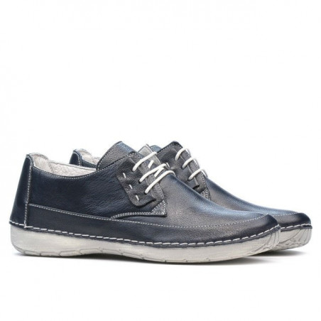 Damen-Mokassins 672s Indigo