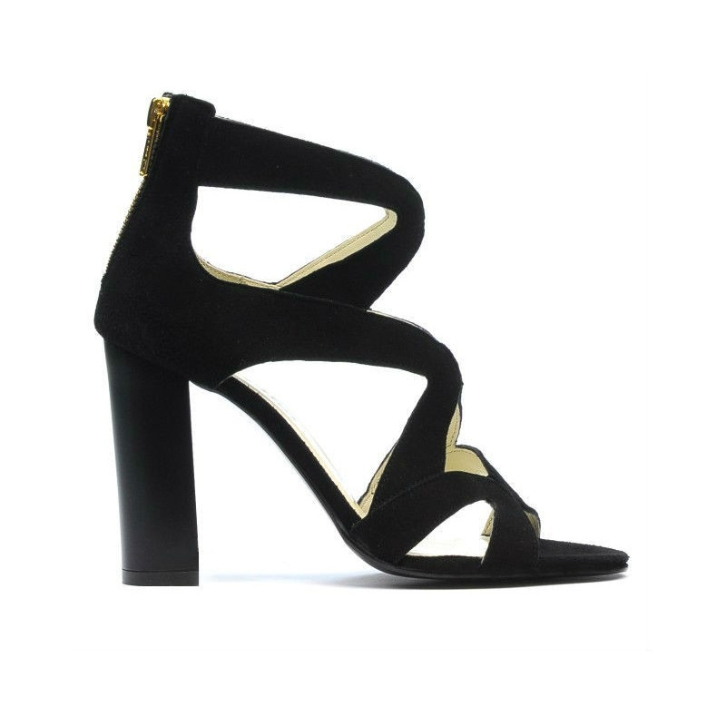 Damensandalen 1260 schwarz Antilope
