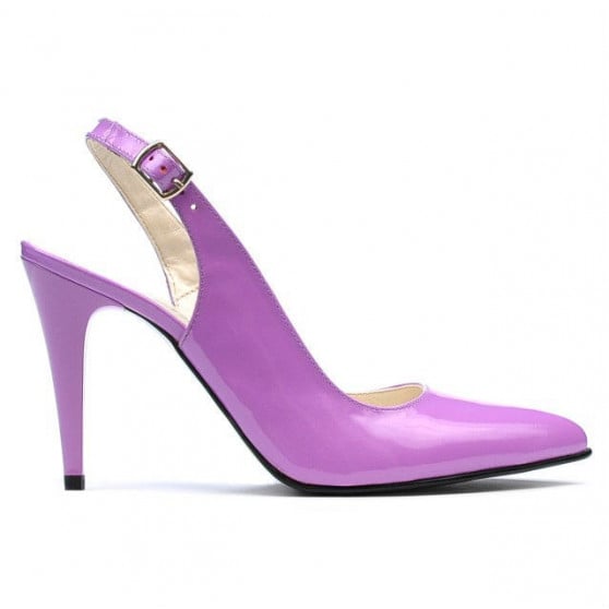 Damen Sandalen 1249 Lack Lila Damen Sandalen 1249 Lack Lila