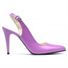 Damen Sandalen 1249 Lack Lila