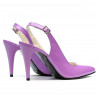 Damen Sandalen 1249 Lack Lila