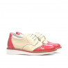 Kleinkinderschuhe 60c Lack Rosa+Beige