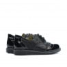 Kleinkinderschuhe 60c in kombinierter schwarzer Lackoptik