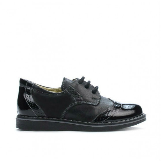 Kleinkinderschuhe 60c in kombinierter schwarzer Lackoptik Kleinkinderschuhe 60c in kombinierter schwarzer Lackoptik