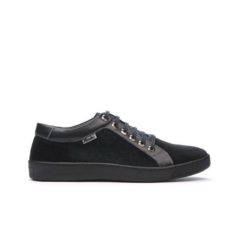 Herren Freizeitschuhe/Sportschuhe 841 schwarz kombiniert