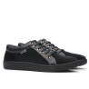 Herren Freizeitschuhe/Sportschuhe 841 schwarz kombiniert