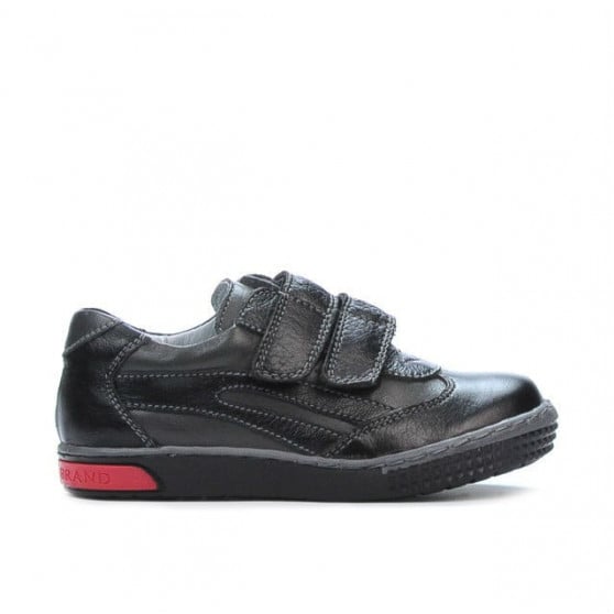 Kleinkinderschuhe 16-1c schwarz+grau Kleinkinderschuhe 16-1c schwarz+grau