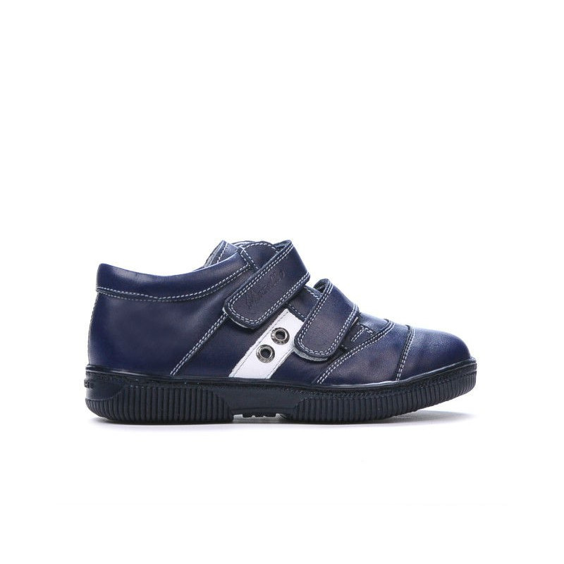 Kinderschuhe 134-1 indigo+weiß