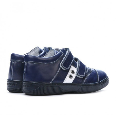 Kinderschuhe 134-1 indigo+weiß