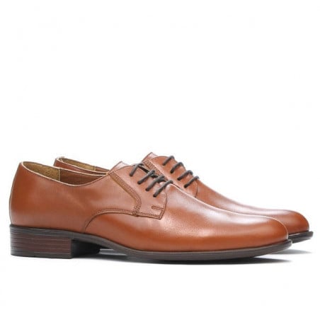 Elegante Herrenschuhe 837 cognacbraun