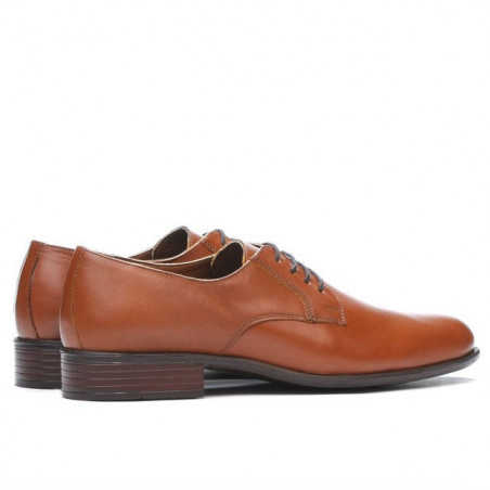 Elegante Herrenschuhe 837 cognacbraun