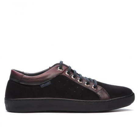 Herrenschuhe casual/sport 841 bordeaux kombiniert